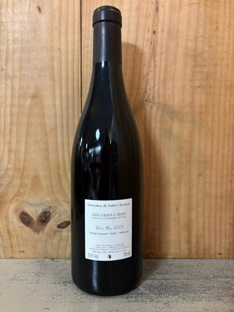 SAINT CLEMENT Bélier Bleu 2023 IGP Saint Guilhem le désert 75cl Rouge