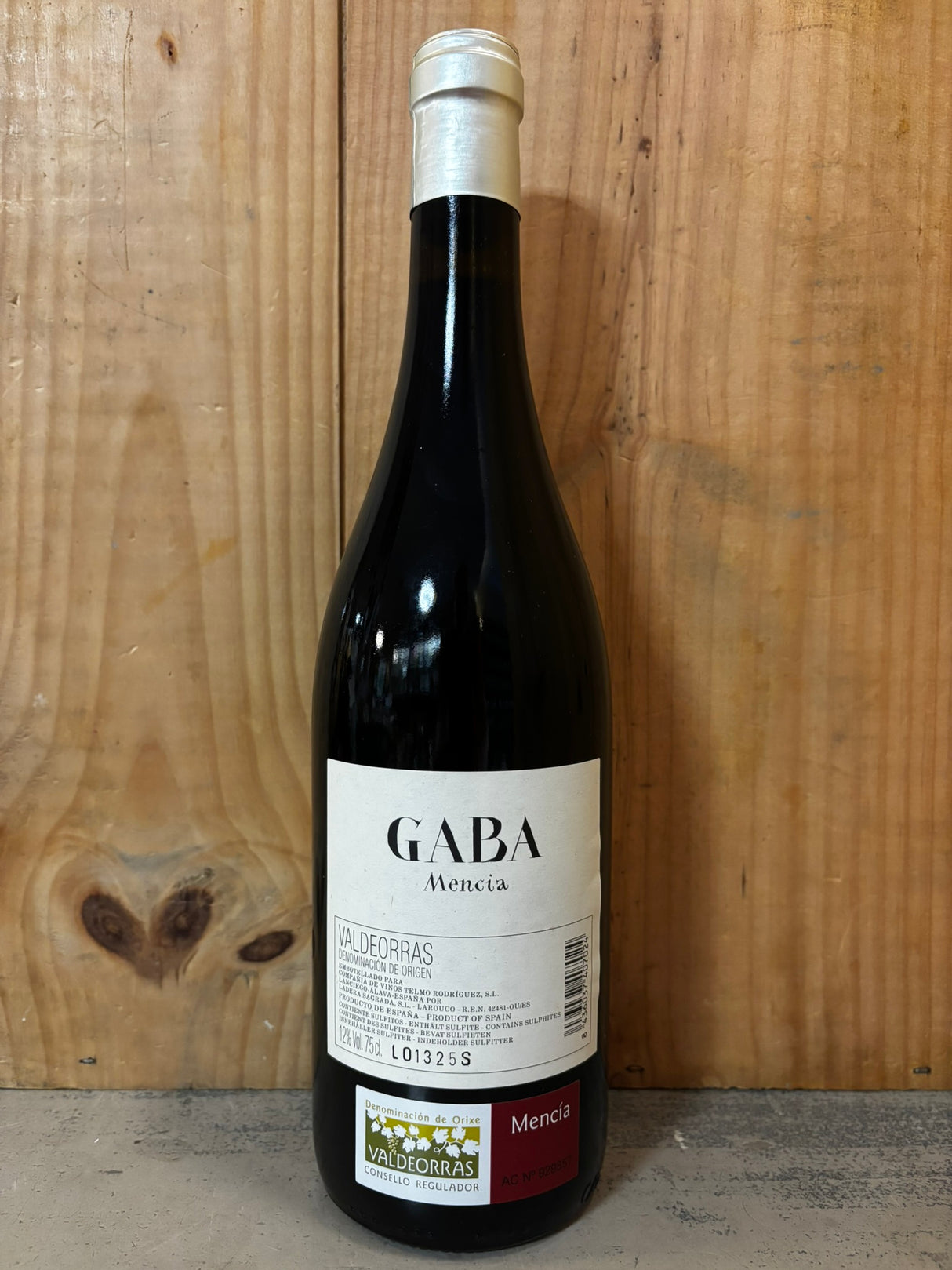 TELMO RODRIGUEZ Gaba Mencia 2021 DO Valdeorras (Galice) Espagne 75cl Rouge