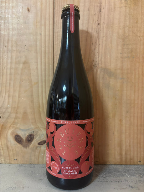 TURBULENTE Romarin & Gingembre 75cl Bio Kombucha