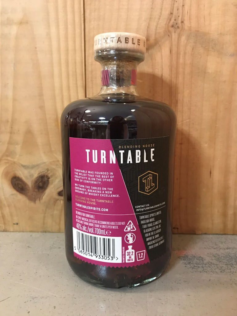 TURNTABLE SPIRITS Bittersweet Simphony 46° Blended Malt Whisky Ecosse