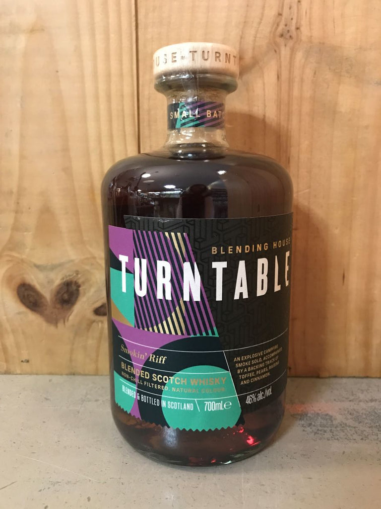 TURNTABLE SPIRITS Smokin' Riff 46° Blended Malt Whisky Ecosse