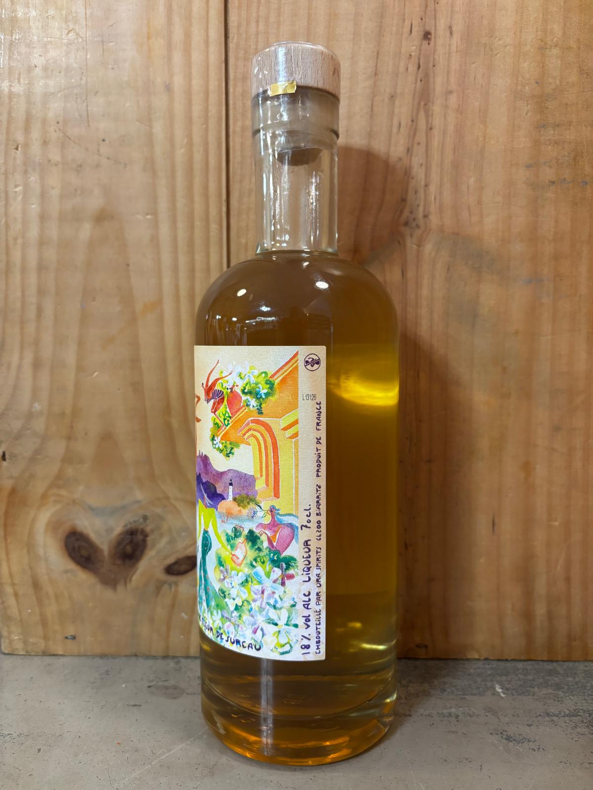 URA SPIRITS Biarritz Liqueur de Fleur de Sureau 18° 70cl France Pays Basque