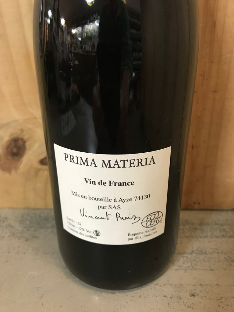 VINCENT RUIZ Prima Materia Grenache Noir 2022 Vin de France Ardèche 75cl Rouge
