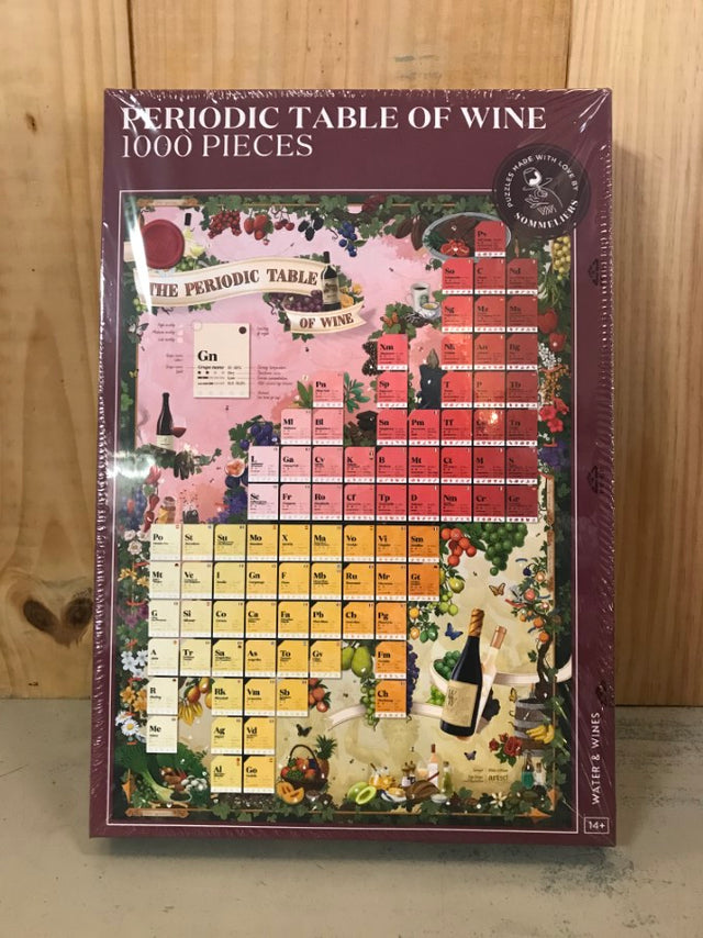 WATER & WINES Periodic Table of Wine Puzzle 1000 pièces