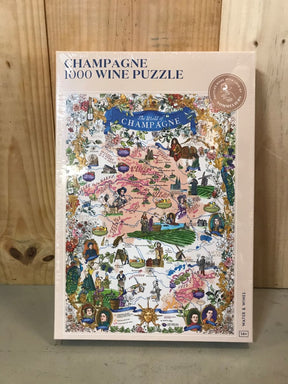 WATER & WINES Wine Puzzle - Champagne 1000 pièces