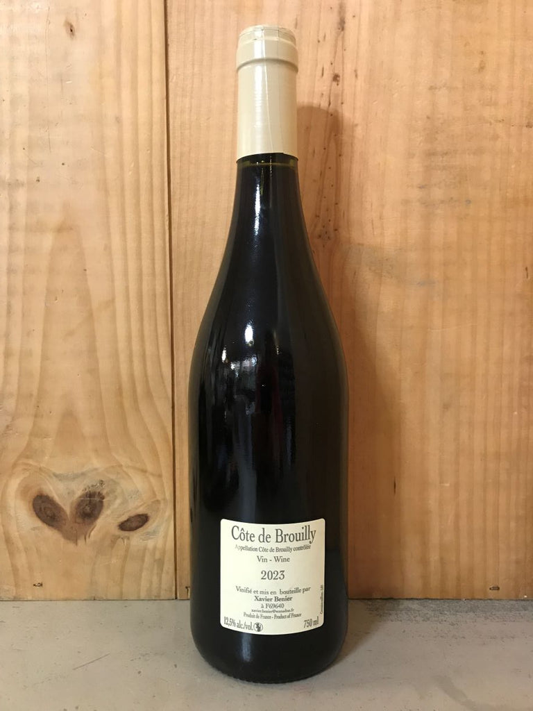 XAVIER BENIER Côte de Brouilly 2023 75cl Rouge