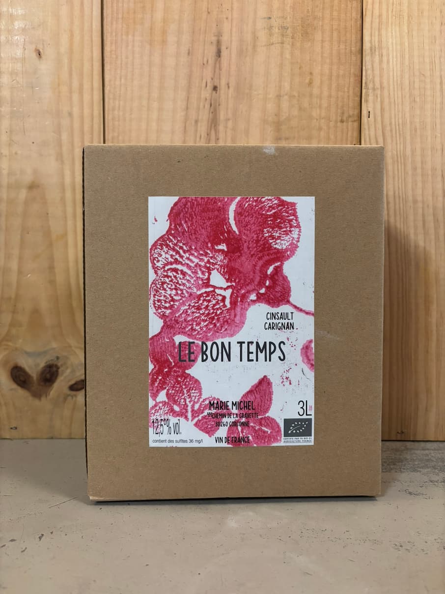 ZELIGE CARAVENT Le Bon temps Vin de France (Languedoc) Bag In Box 3L Rouge