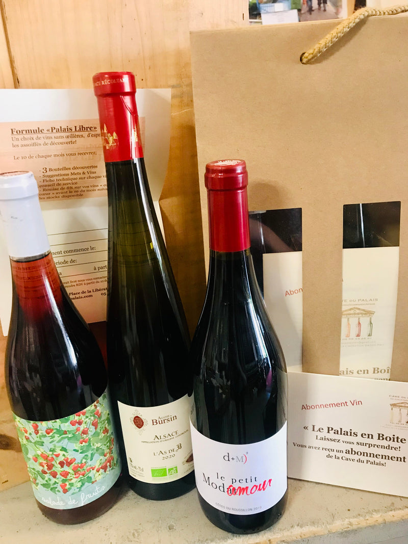 Abonnement Vin - Palais Libre - 1 mois