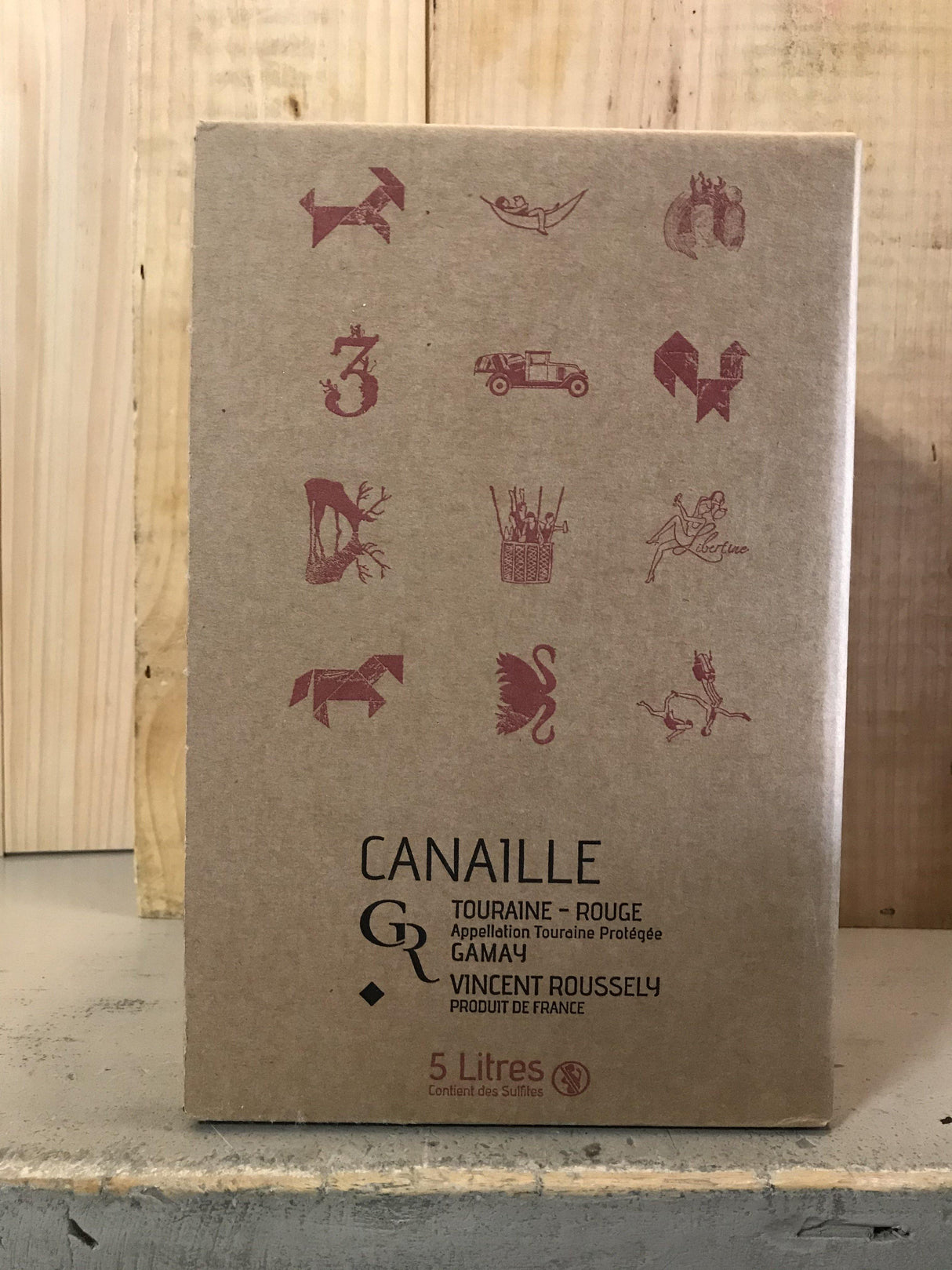CLOS ROUSSELY Touraine Bag In Box 5L Rouge - Cave du Palais, 64000 Pau