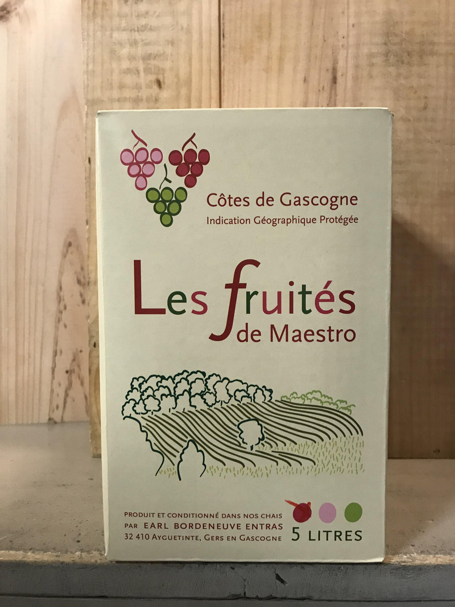 DOMAINE ENTRAS Fruite Maestro Rouge IGP Côtes de Gascogne BIB 5L