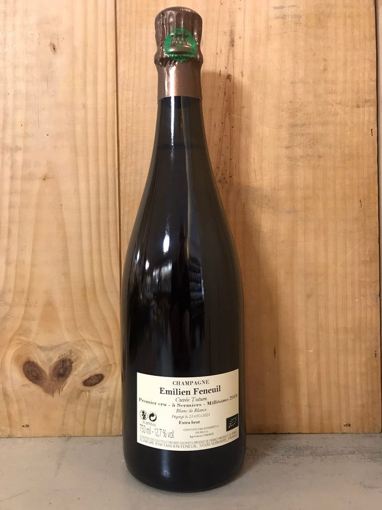 EMILIEN FENEUIL Cuvée Totum 2018 Blanc de Blancs 1er Cru Champagne Extra Brut 75cl Blanc - 1Sem 2023