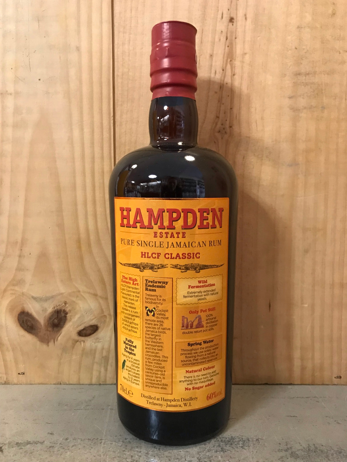HAMPDEN HLCF 60° Classic Overproof 70cl Jamaïque