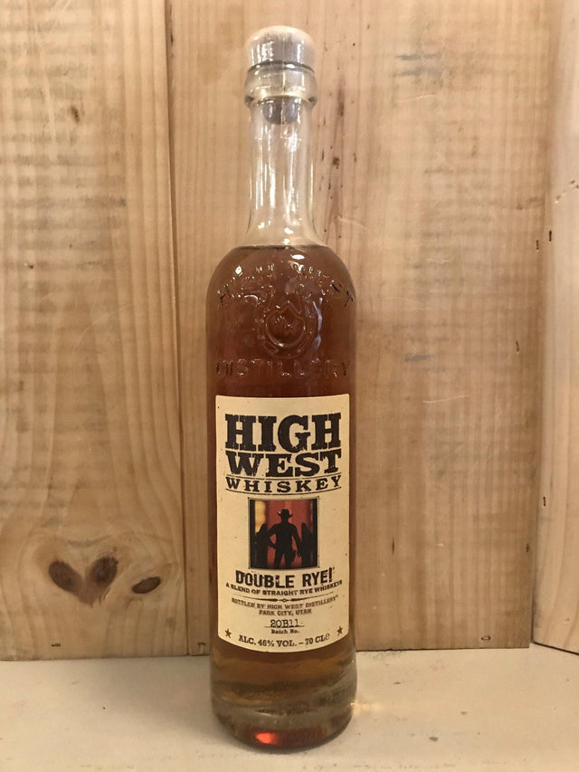 HIGH WEST Double Rye 46° Bourbon 70cl USA - Cave du Palais, 64000 Pau