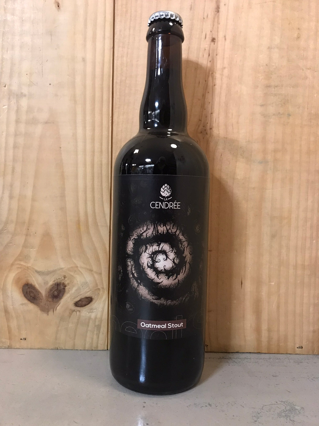 LA CENDREE Oatmeal Stout 5,7° 75cl Sud-Ouest France