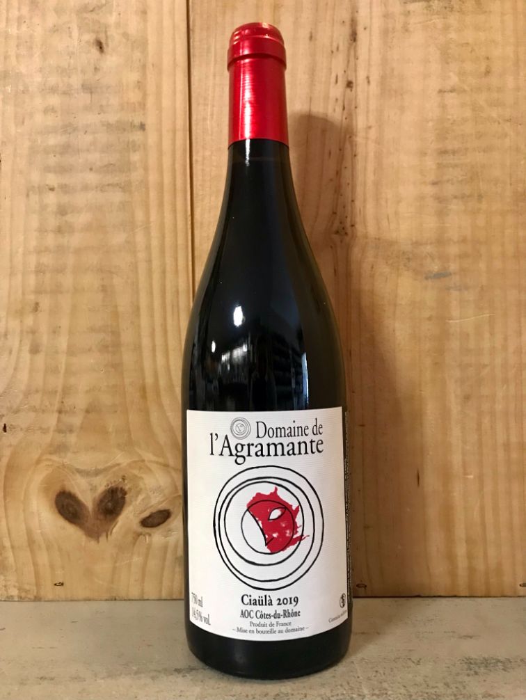L'AGRAMANTE Ciaülà 2019 Côtes du Rhône 75cl Rouge