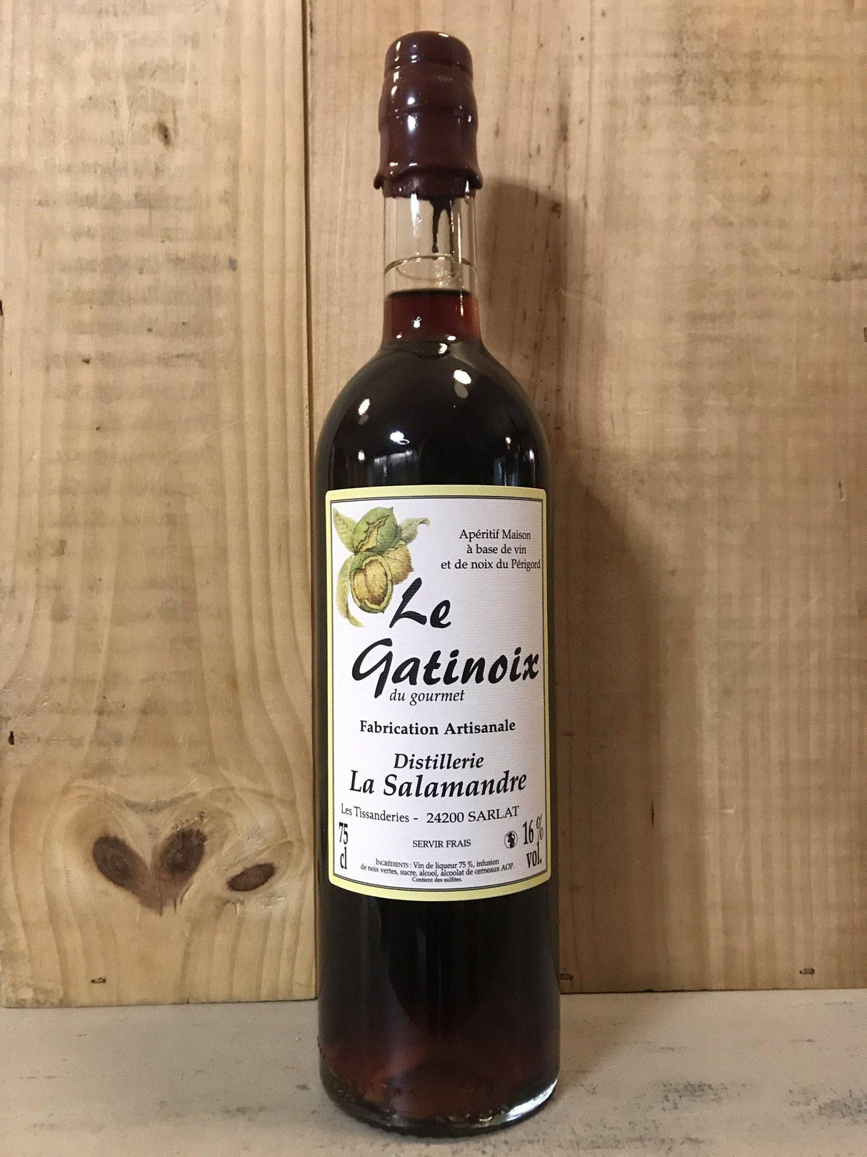 SALAMANDRE Vin de Noix, Le Gatinoix 16° 75cl Apéritif - Cave du Palais, 64000 Pau