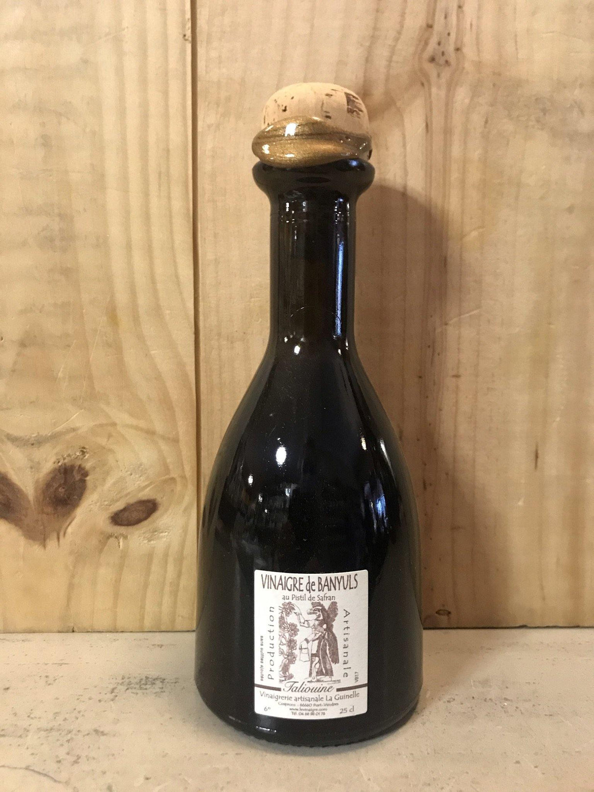 LA GUINELLE Talouine Banyuls au Pistil de Safran 25cl Vinaigre - Cave du Palais, 64000 Pau